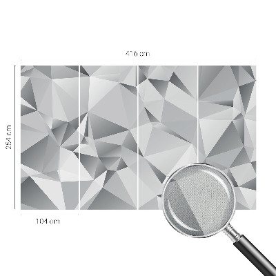 Självhäftande fotovägg med abstrakt geometriskt motiv