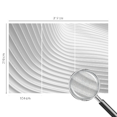 Självhäftande fototapet Eleganta vågor