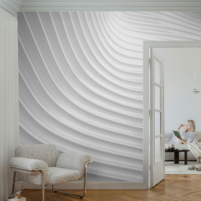 Självhäftande fototapet med ett motiv av eleganta vågor