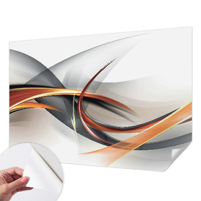 3D fototapet med abstrakt dynamik