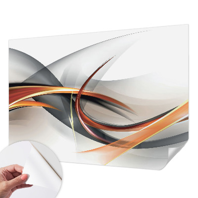 3D fototapet med abstrakt dynamik