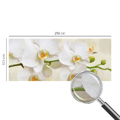 Självhäftande fototapet med motiv av blommor