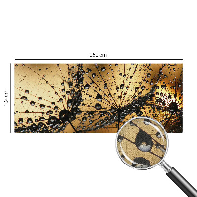 Självhäftande fotovägg Fina droppar