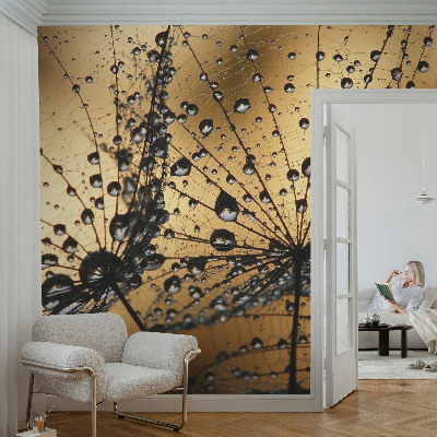 Självhäftande fotovägg Fina droppar