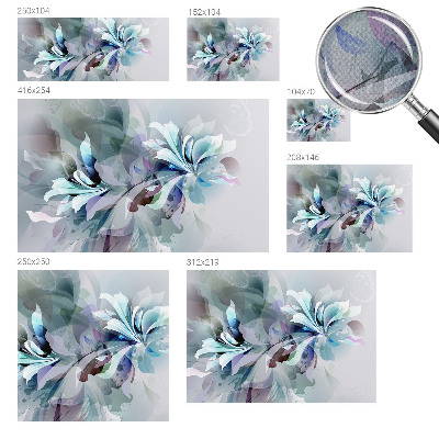 Peel and stick fototapet Blommig abstraktion
