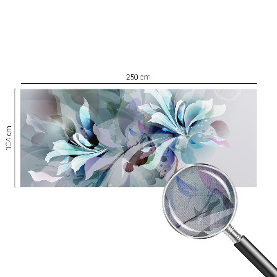 Peel and stick fototapet med blommig abstrakt design