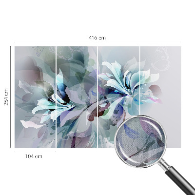 Peel and stick fototapet Blommig abstraktion