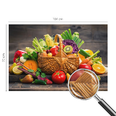 3D fototapet med motiv av fruktig fyllighet