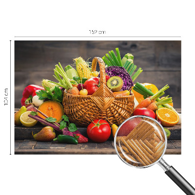 3D fototapet med motiv av fruktig fyllighet
