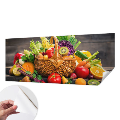 3D fototapet med motiv av fruktig fyllighet