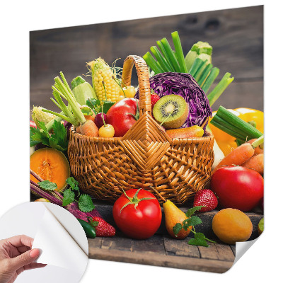 3D fototapet med motiv av fruktig fyllighet