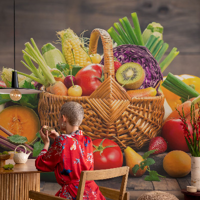 3D fototapet Fruktig fyllighet