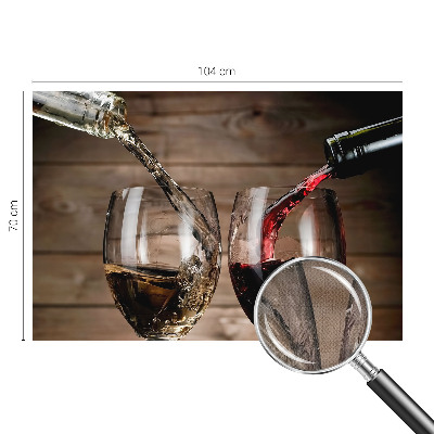Fototapet barn med motiv av ett glas vin