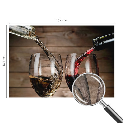 Fototapet barn med motiv av ett glas vin