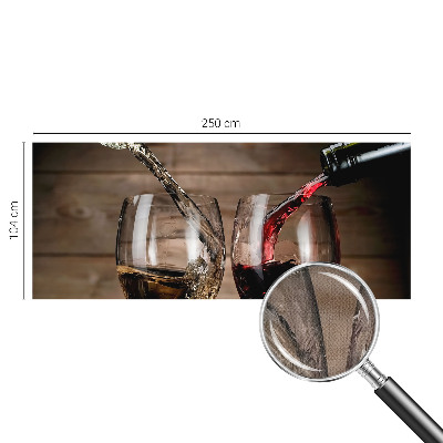 Fototapet barn med motiv av ett glas vin