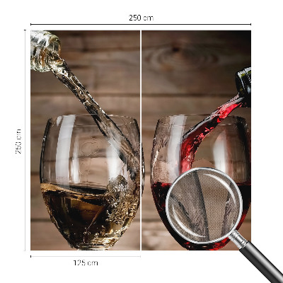 Fototapet barn med motiv av ett glas vin