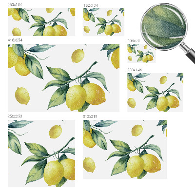 Fototapet för barn med citrondesign