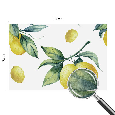 Fototapet för barn med citrondesign