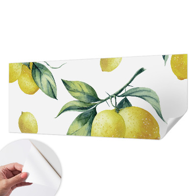 Fototapet för barn med citrondesign