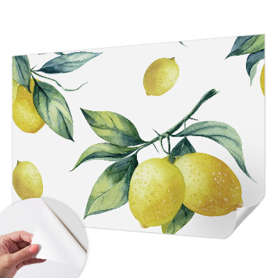Fototapet för barn med citrondesign