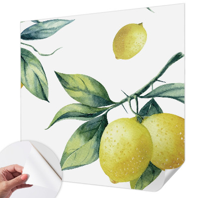 Fototapet för barn med citrondesign