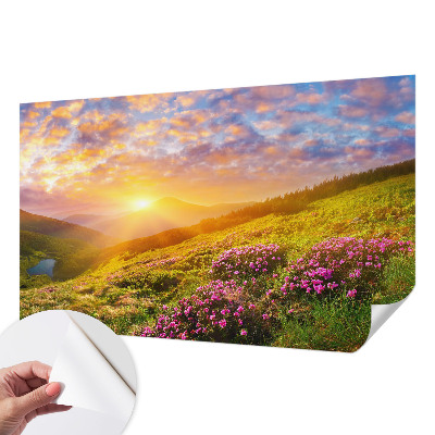 Självhäftande fototapet Bergväst
