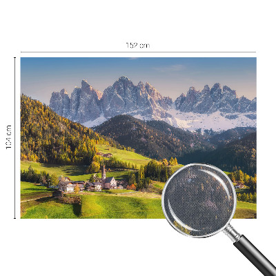 3D fototapet Bergslandskap