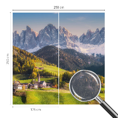 3D fototapet Bergslandskap