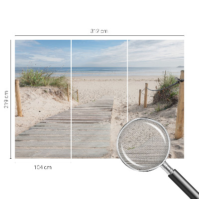 Fototapet för barn Trägångväg