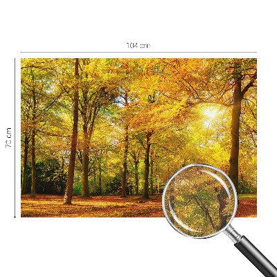 Peel and stick fototapet Gyllene blad