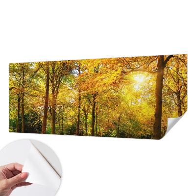 Peel and stick fototapet Gyllene blad