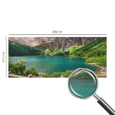 3D fototapet med motiv av ett bergslandskap