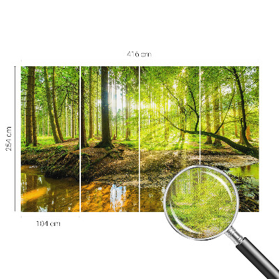 Fototapet barn Grönt landskap