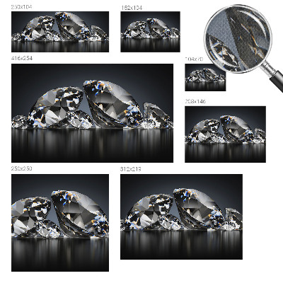 Självhäftande fototapet Kristallskönhet