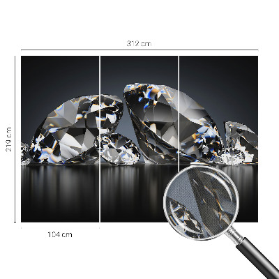 Självhäftande fototapet Kristallskönhet