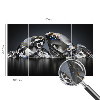 Självhäftande fototapet Kristallskönhet