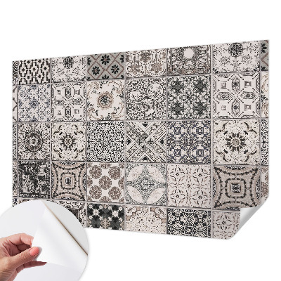 Självhäftande fotovägg Kakelmönster