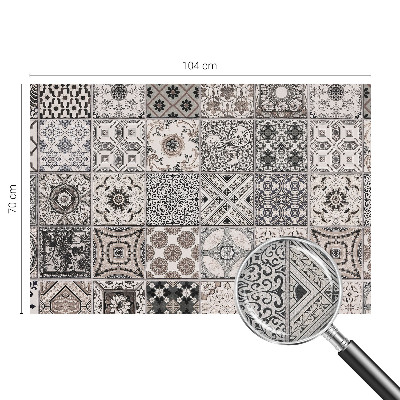 Självhäftande fotovägg Kakelmönster