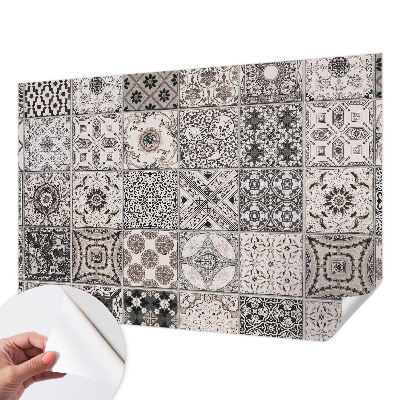 Självhäftande fotovägg Kakelmönster