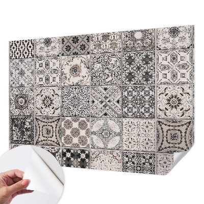 Självhäftande fotovägg Kakelmönster