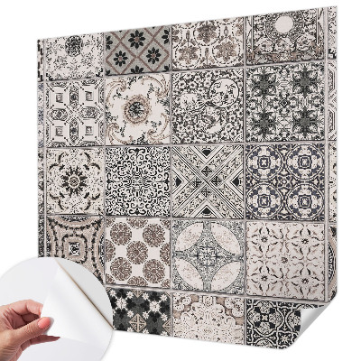 Självhäftande fotovägg Kakelmönster