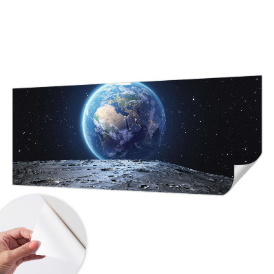 Fototapet för barn med ett kosmiskt panorammotiv