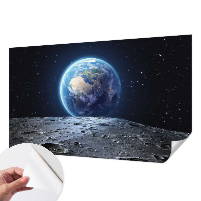 Fototapet för barn med ett kosmiskt panorammotiv