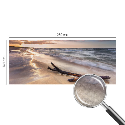 Självhäftande fotovägg med motiv av västra stranden