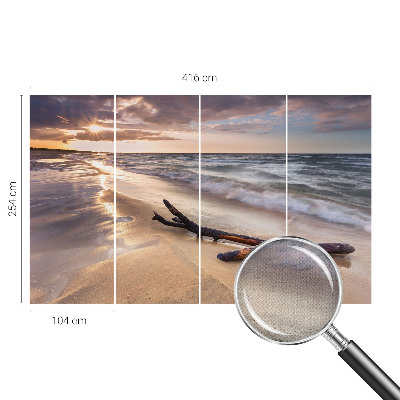 Självhäftande fotovägg Västra stranden
