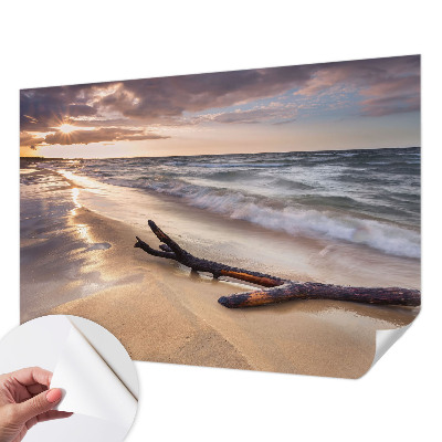Självhäftande fotovägg med motiv av västra stranden