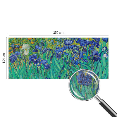 Fototapet för barn med motiv av trädgårdsblommor