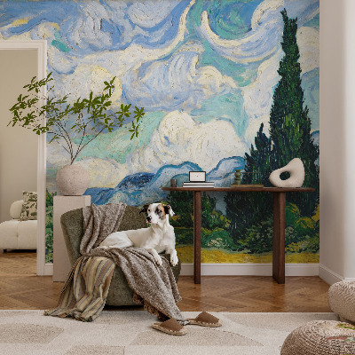 Fototapet barnrum Uttrycksfulla moln