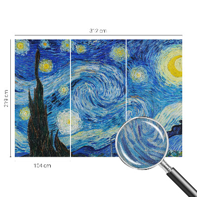 Självhäftande fotovägg Natthimlen