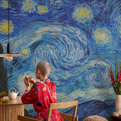Självhäftande fotovägg Natthimlen